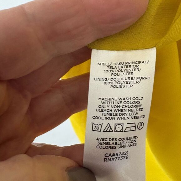 LOFT Mustard Yellow Sleeveless Top - Picture 6 of 6